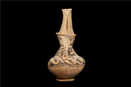 Islamic Ayoubid Painted Ewer