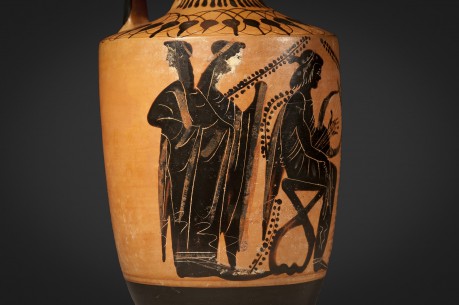 A Large Greek Attic Lekythos