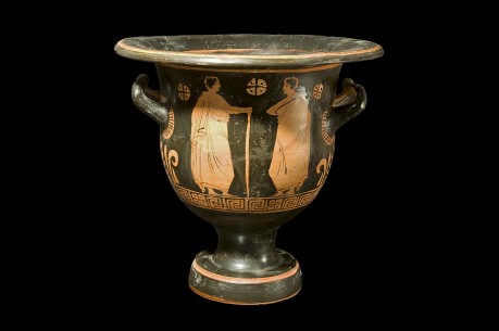 A Greek Painted Bell Krater