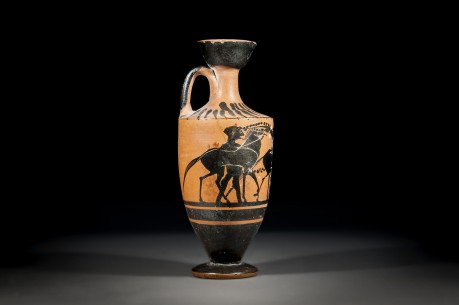 Black Figure Greek Lekythos