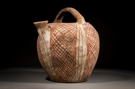 A Canaanite Basket Handle Spouted Jug