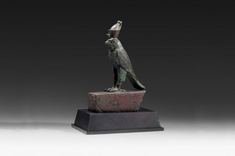 Bronze Figurine of Horus as a Falcon