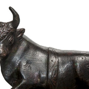 Bronze Imperial Roman Bull Stomping Hoof dating from 200 – 300 C.E.