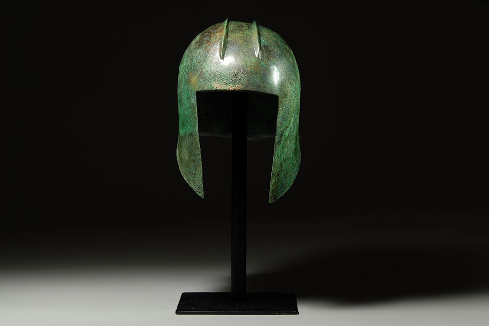 A Bronze Greek Helmet of Illyrian Type - Baidun Baidun