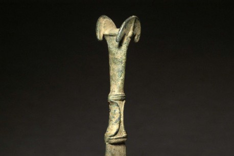 Bronze Luristan Ear Lobed Hilted Dagger
