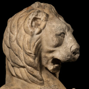 A Magnificent Roman Marble Lion Trapezophoros