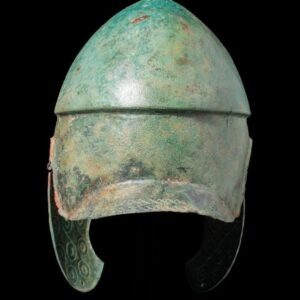Chalcidian Bronze Helmet with Cheek Guards - Image 7