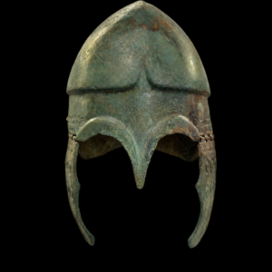 Chalcidian Bronze Helmet with Cheek Guards