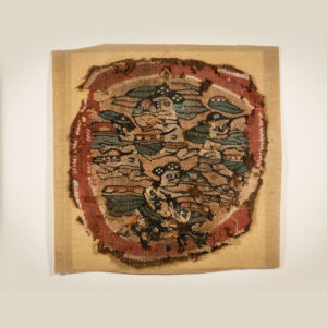 Woven Fragment with Running Figures