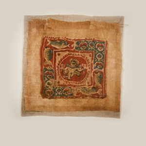 Woven Fragment with Dancing Eros