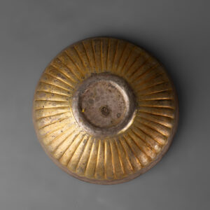 Gilded Silver Phiale Wine Ribbed Bowl - Image 2