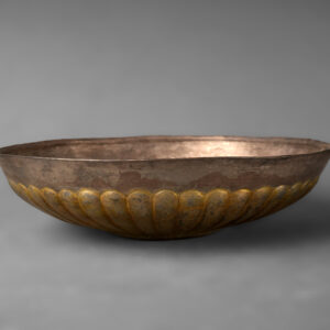 Gilded Silver Phiale Wine Ribbed Bowl - Image 4