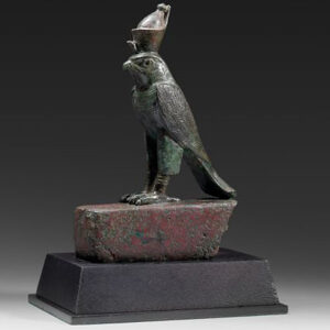 Bronze Figurine of Horus as a Falcon