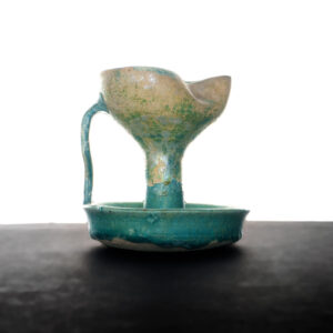 Late Roman Bronze Oil Lamp