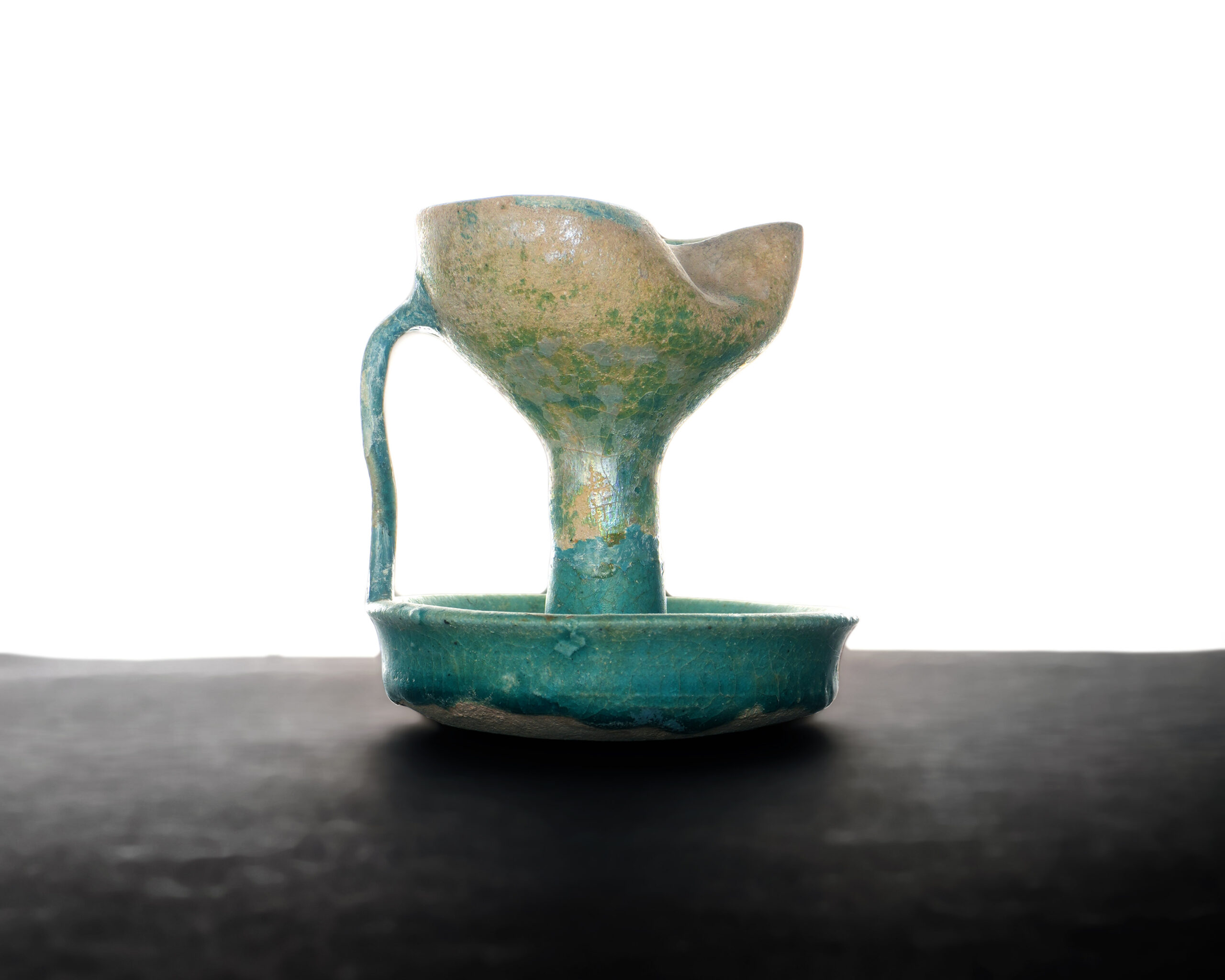 Late Roman Bronze Oil Lamp