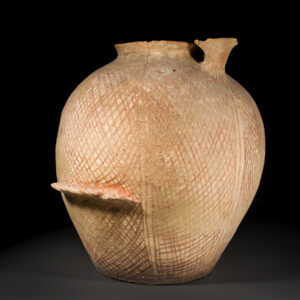 Large Canaanite Olive Oil Jar with a Dipper Holder