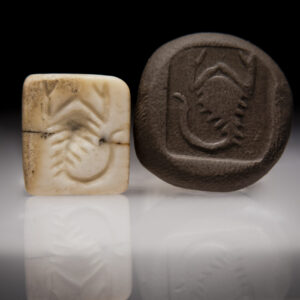 A Canaanite Pyramidal Plagioclase Stamp Seal Engraved with a Scorpion