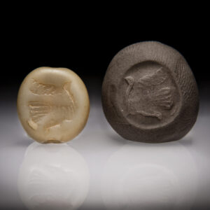 A Phoenician Chalcedony Seal with an Ostrich