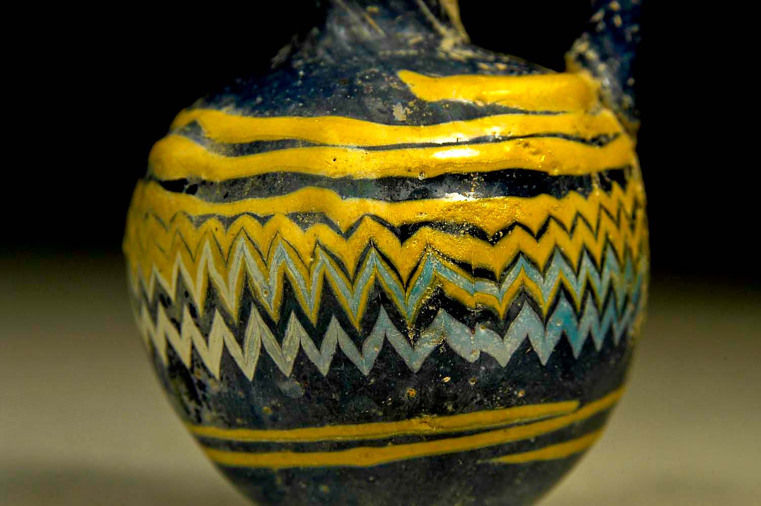 Greek Core Formed Glass Oinochoai - Image 10