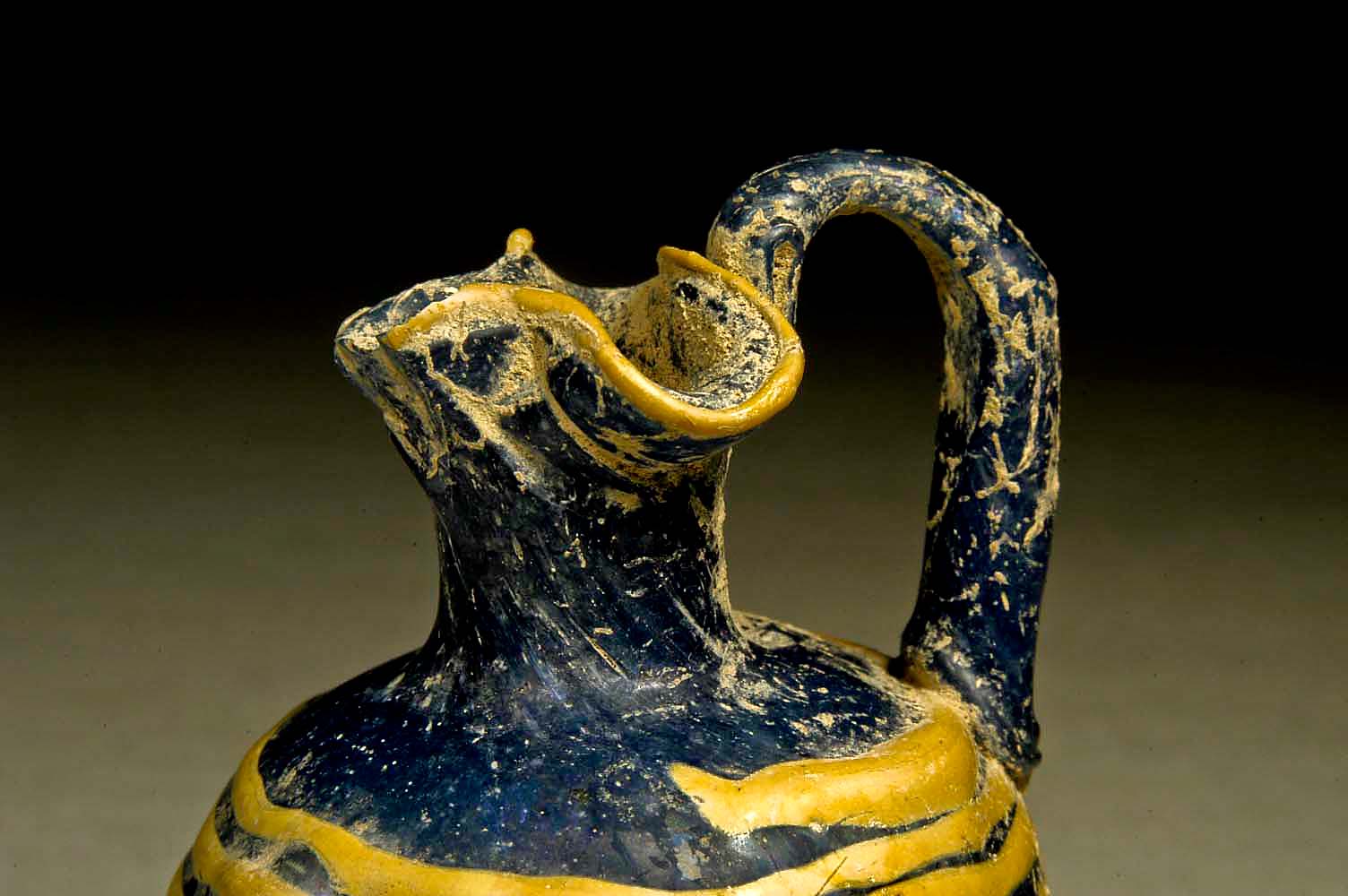 Greek Core Formed Glass Oinochoai - Image 7