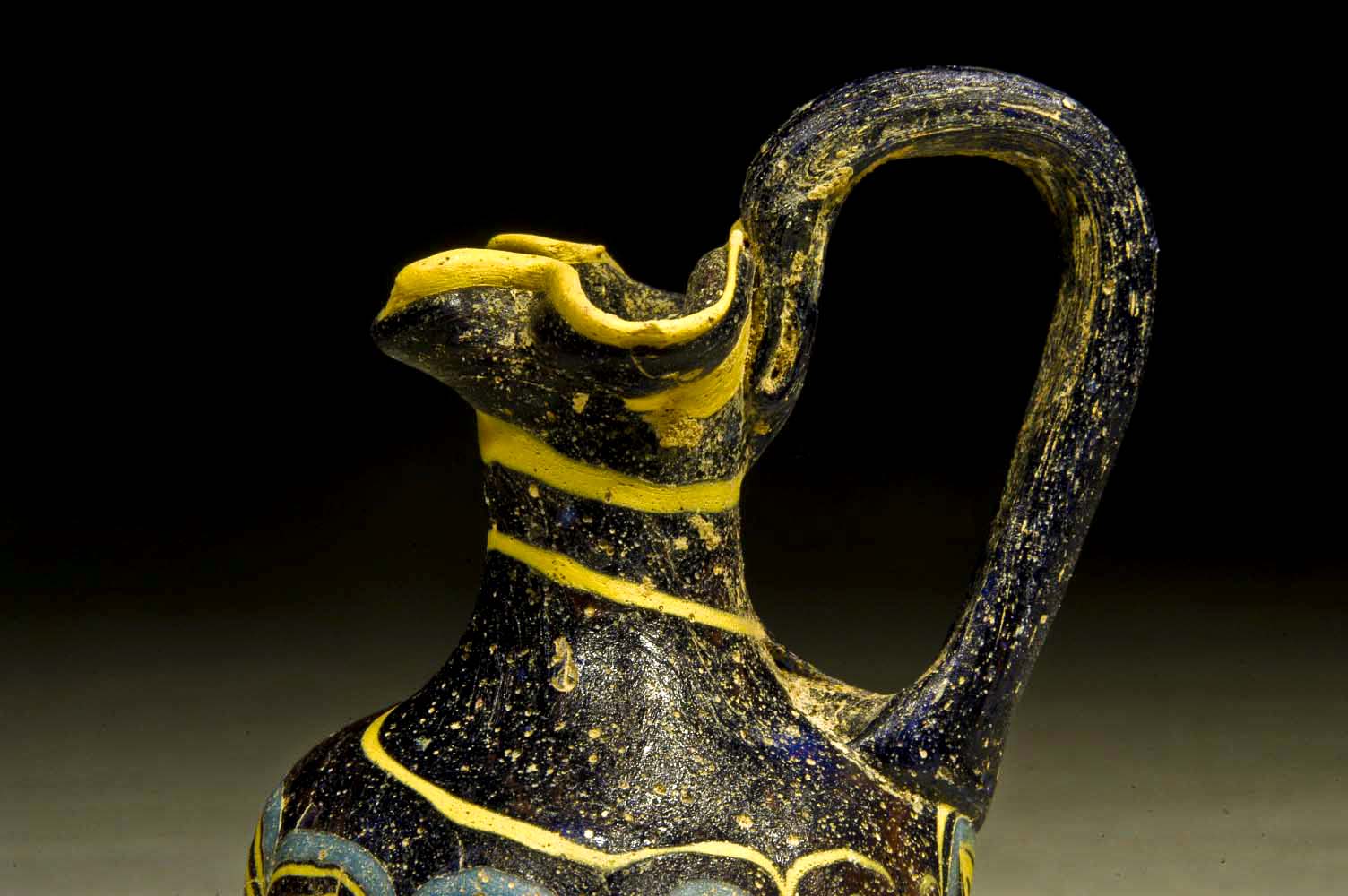 Greek Core Formed Glass Oinochoai - Image 6