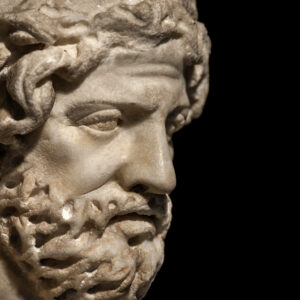 Marble Bust of a Roman Barbarian