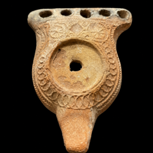 Rare Samaritan Multi Spout Oil Lamp