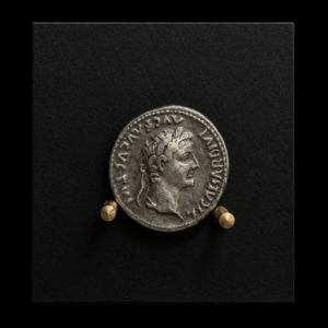 Silver Denarius of Tiberius Tribute Penny
