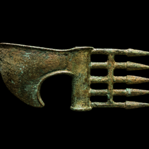 Large Near East Axe Head with Spikes