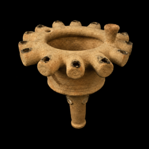 Large Multi Spouted Oil Lamp