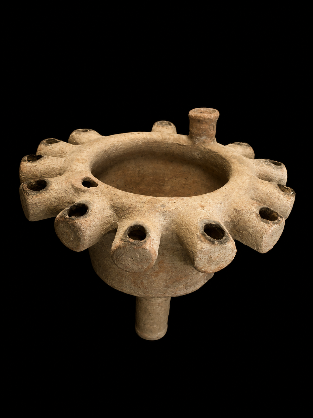 Large Multi Spouted Oil Lamp - Image 3