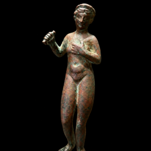 A Roman Bronze Statuette of the Goddess Aphrodite