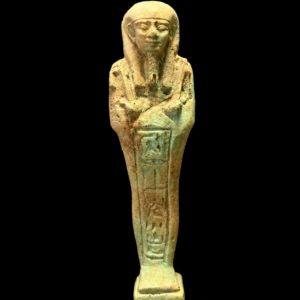 An Egyptian Ceramic Ushabti with Inscription