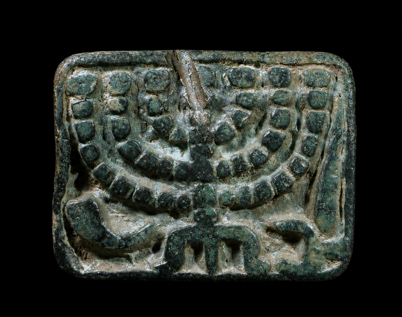 An Early Jewish Bronze Stamp Seal