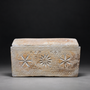 Jewish Decorated Stone Ossuary