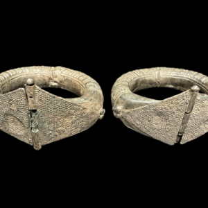 PAIR OF ISLAMIC SILVER BRACELETS