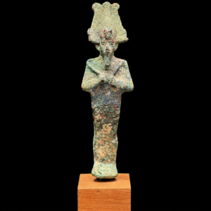 Egyptian Bronze Statuette of Osiris